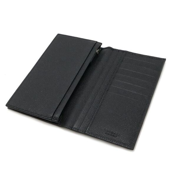 Bulgari Classico Black Leather Wallet (Pre-Owned) - Picture 3 of 8